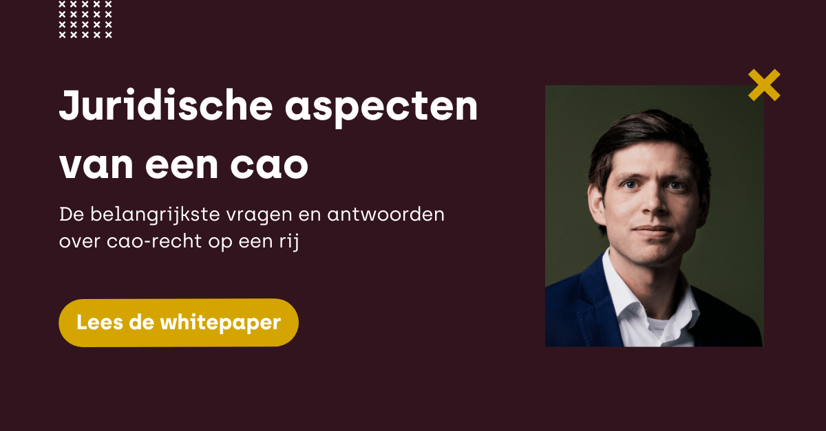 Juridische aspecten van een cao | Lexence .Ter zake